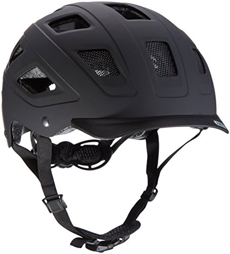 Abus Erwachsene Fahrradhelm Hyban, velvet black, 52-58 cm, 37264-3