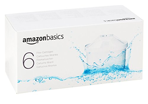 AmazonBasics Wasserfilterkartuschen – 6er Pack