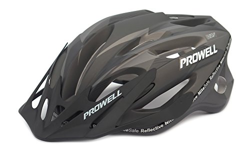 Prowell F59R Vipor F59R Fahrradhelm schwarz Matt Schwarz Gr. M (55-61 cm)