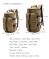 ZHANGOR Canvas Herren Weekend Reisetasche Rucksack, Outdoor-Freizeit Urlaub Reisetasche