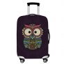 Zhuhaixmy Owl Print Elastic Thicken Travel Baggage Luggage Protector Anti-scratch Zipper Suitcase