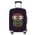 Zhuhaixmy Owl Print Elastic Thicken Travel Baggage Luggage Protector Anti-scratch Zipper Suitcase
